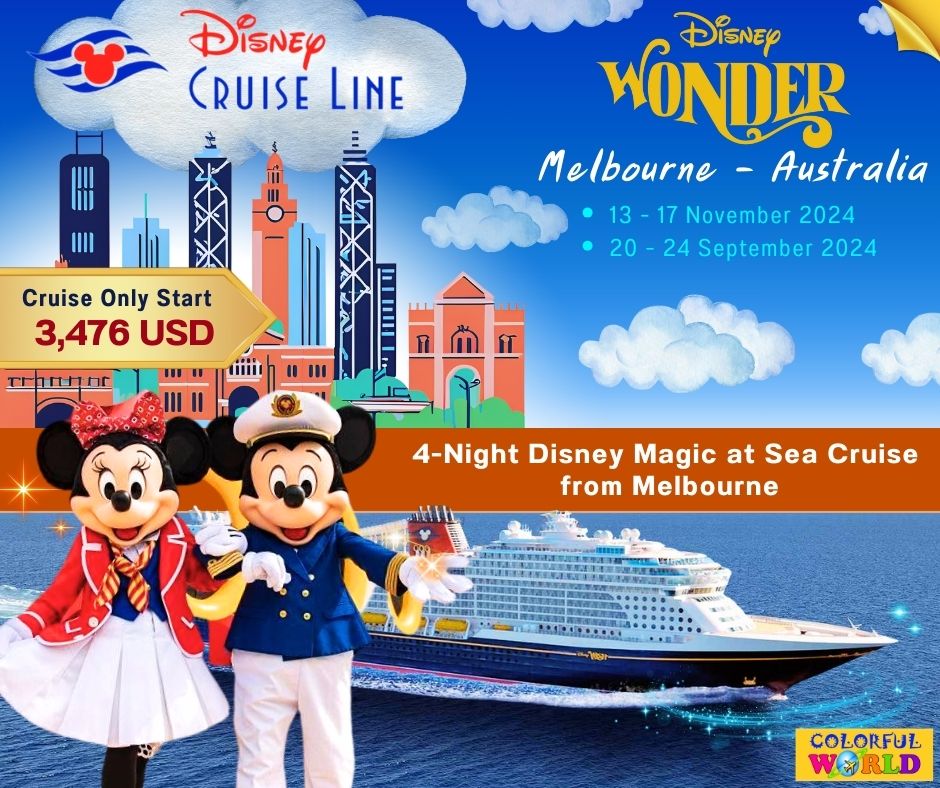 เรือ Disney Wonder (4N - Disney Magic at Sea Cruise from Melbourne)